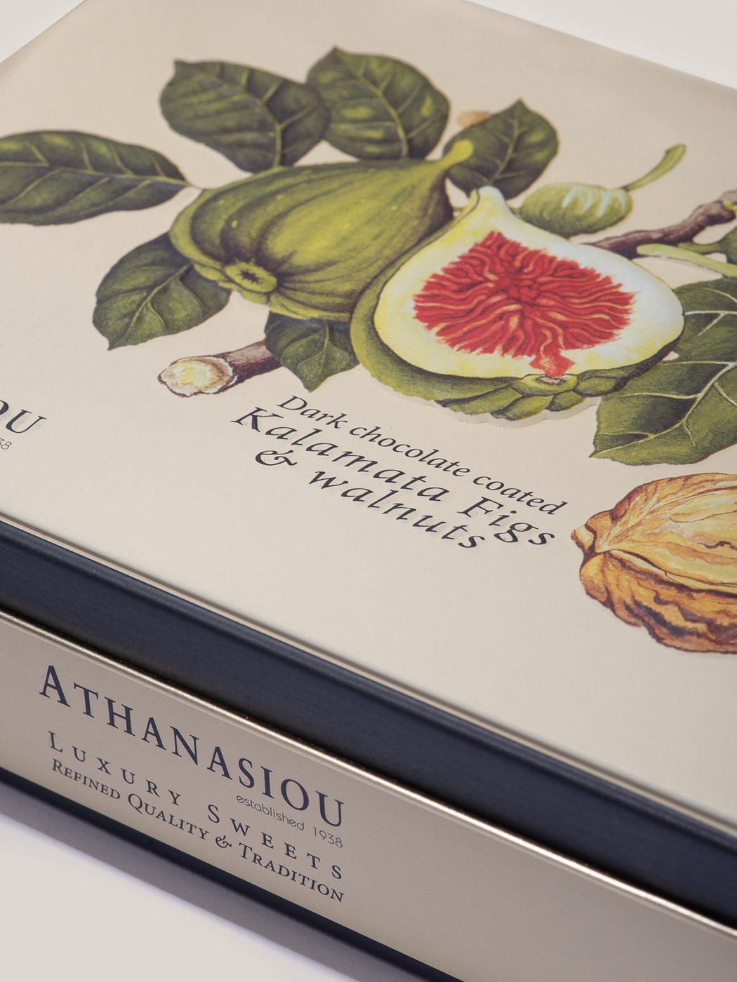 Συκοκάρυδο 9 τμχ – 450g  (μεταλλική κασετίνα)